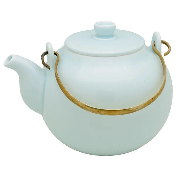 Produkt Porcelánová konvička s kovovou rukojetí Obrázek