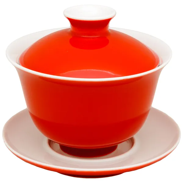 Produkt Gaiwan tradiční glazura červená Obrázek